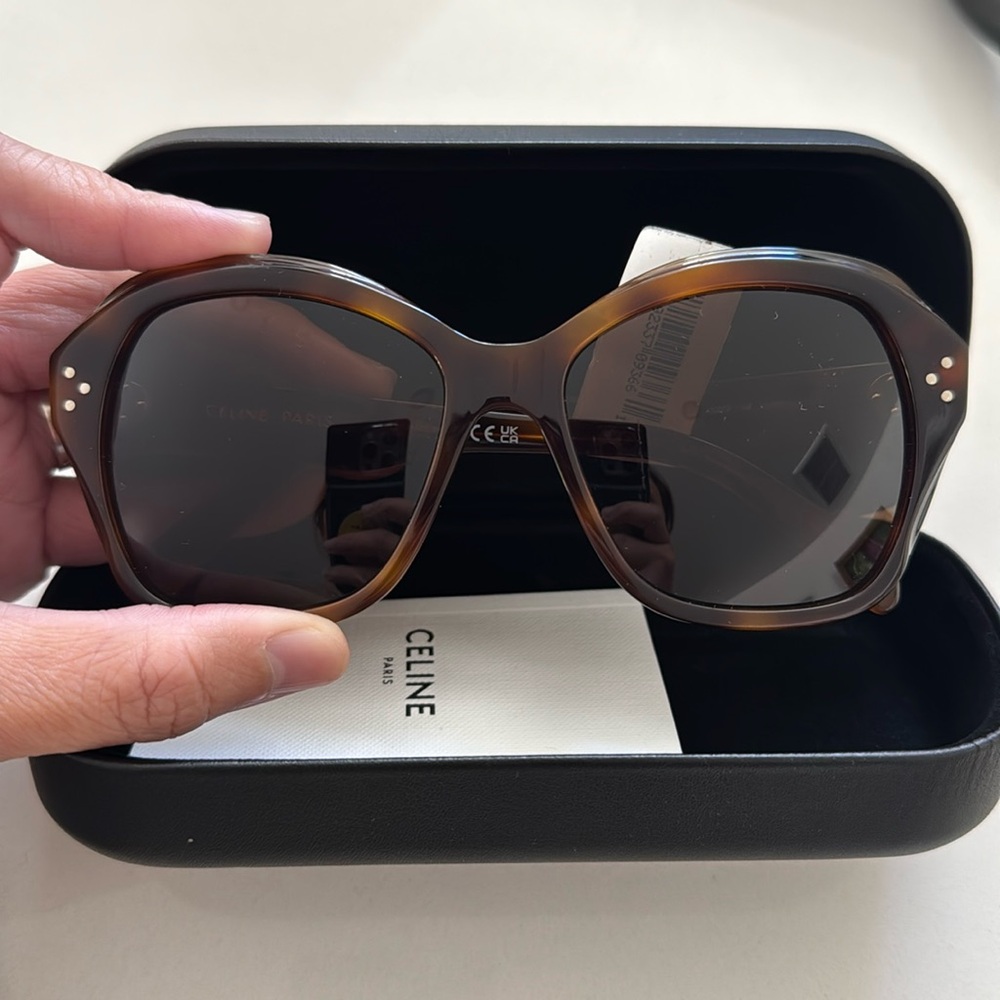 Celine Paris Havana/brown Sunglasses